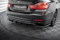 BMW 4 Gran Coupe F36 2014-2017 Bakre Splitter (Med Splitters) V.1 Maxton Design
